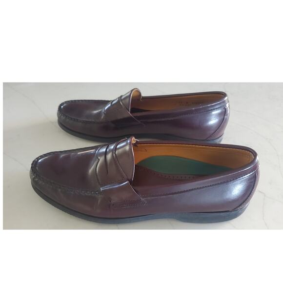 Men\'s Sebago Lites Hand Sewn Leather  Penny Loafers USA 12D Rubber Sole main image 3